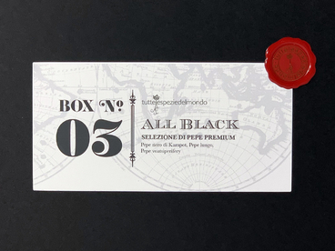 BOX N. 03 ALL BLACK SELEZIONE SPECIALE DI PEPE NERO