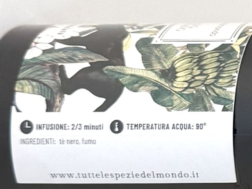 Lapsang Souchong - tè nero affumicato Box 40g