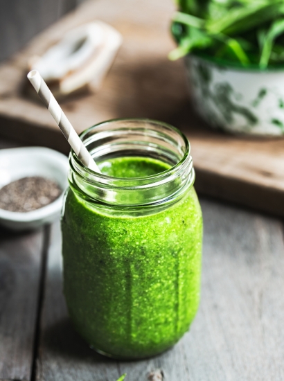 GREEN SMOOTHIE CON TÈ MATCHA
