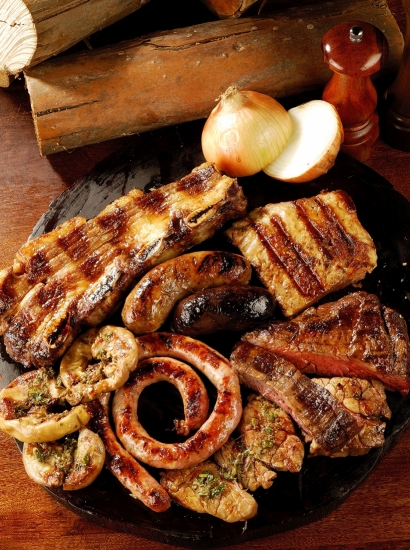 Carne alla griglia con Churrasco 