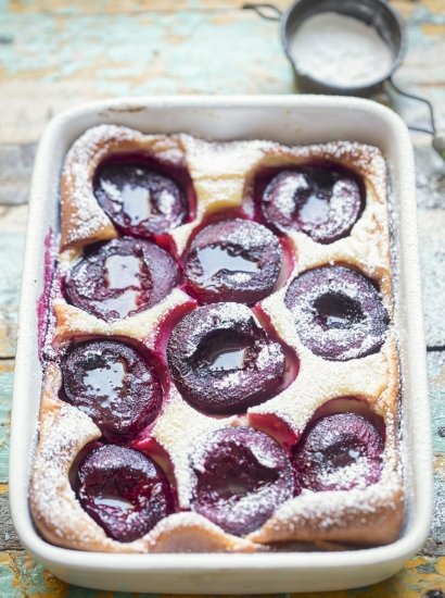 Clafoutis di susine al Gingerbread Mix