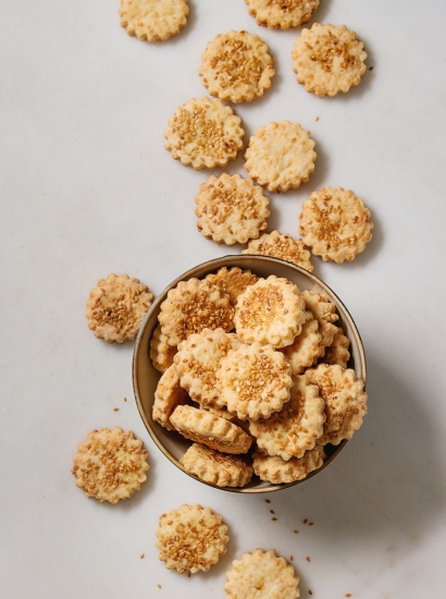 Cheese crackers alla paprica affumicata