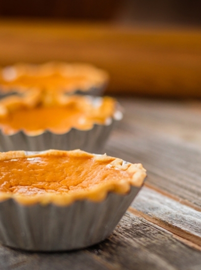 Mini pie di zucca al Pumpkin Spice Mix