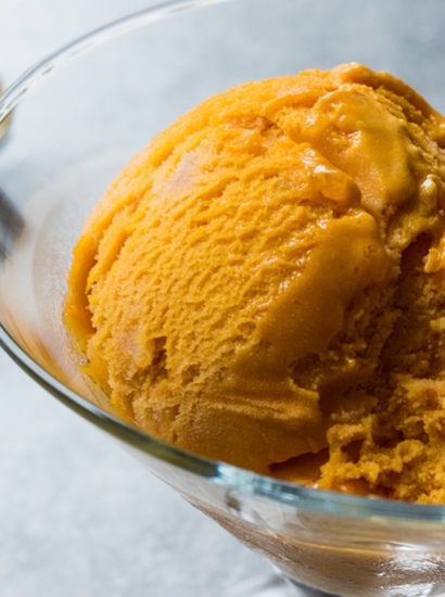Gelato di zucca con le British Mixed Spices