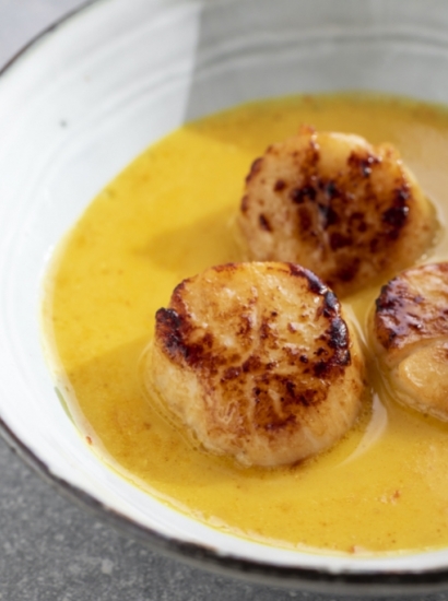 Capesante al Curry di Madras