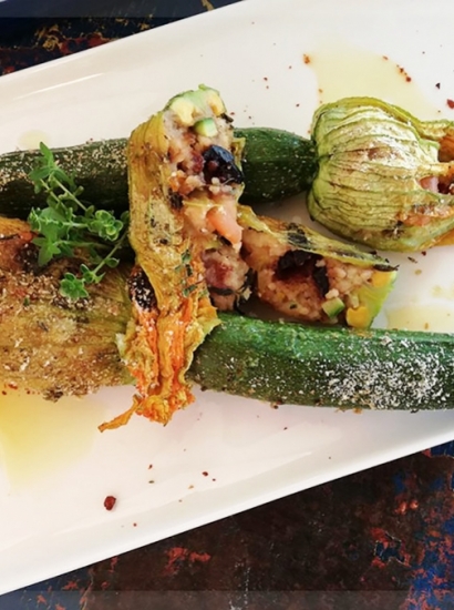 ZUCCHINE FIORITE RIPIENE AL LEMON PEPPER