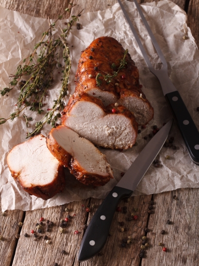 Rollé di tacchino al churrasco