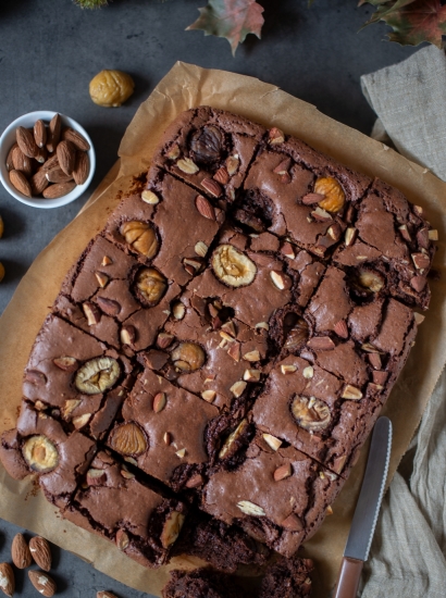 Brownie speziati alle castagne