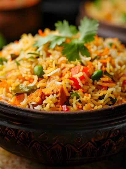 Biryani vegetale