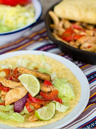 FAJITAS DI POLLO CON PAPRICA