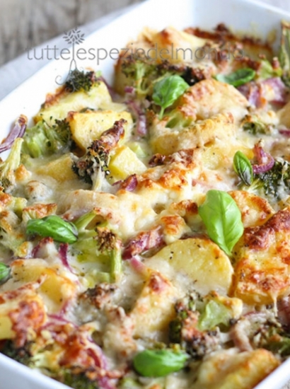 GRATIN DAUPHINOIS AL PEPE MULTICOLOR